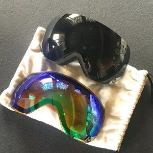 Dragon Alliance X2S snowboard / ski goggles with mirror + extra lens LIKE NEW!